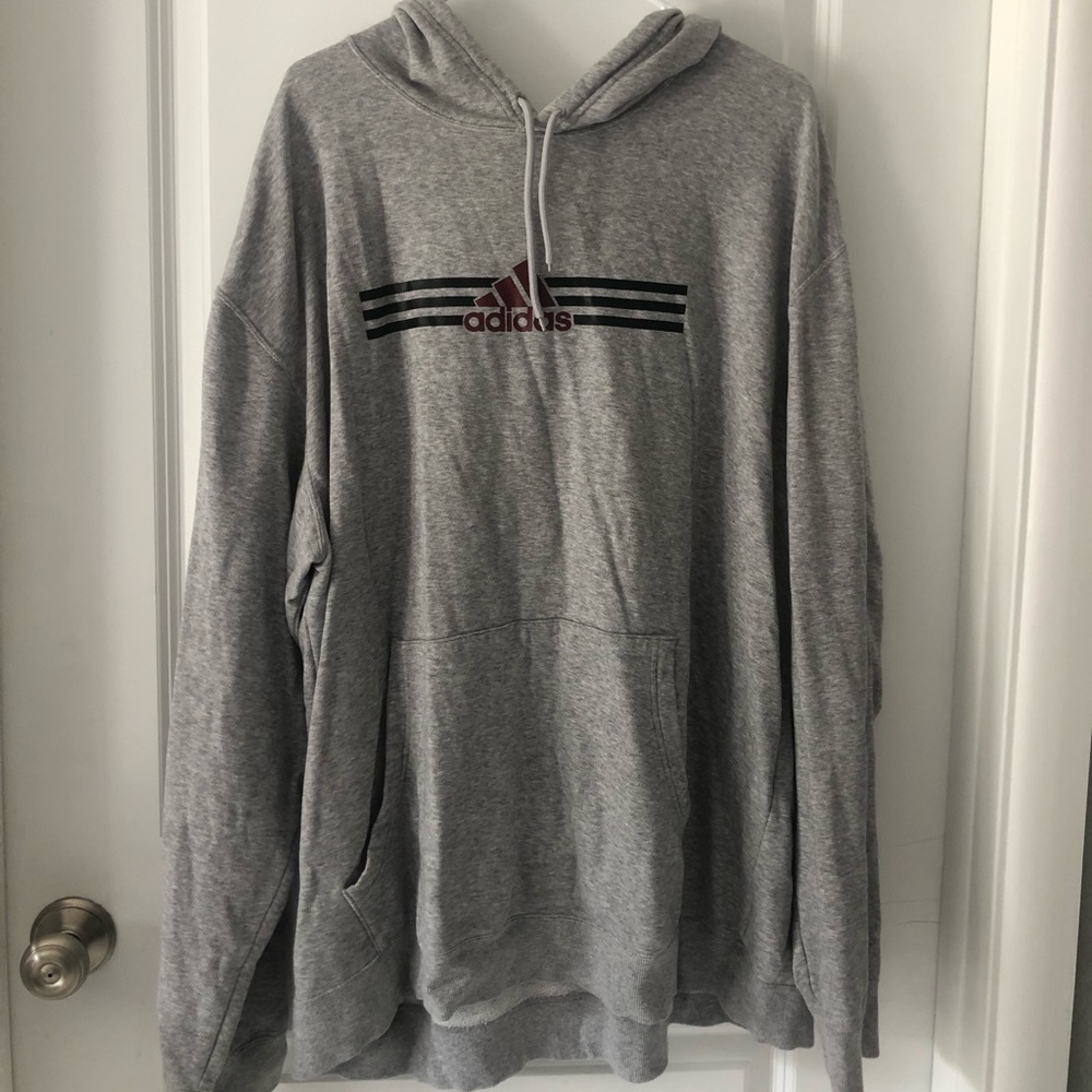 Grey Adidas Men’s hoodie
